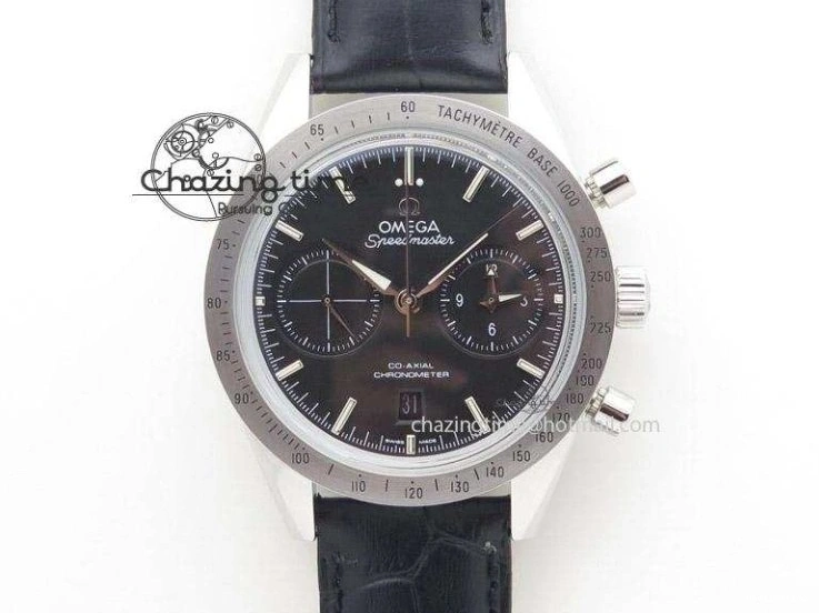0501 Planet Ocean 39.5mm Black Ceramic Bezel SS VSF 1:1 Best Edition Black Dial on SS Bracelet A Stretchable 7890